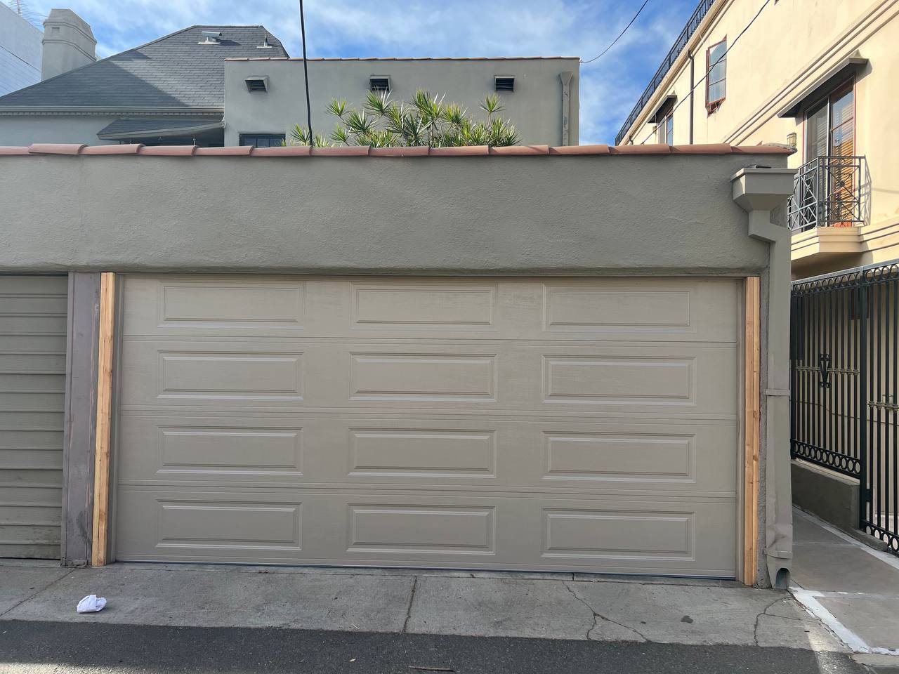 Beverly Hills One-Piece to Sectional Garage Door Conversion