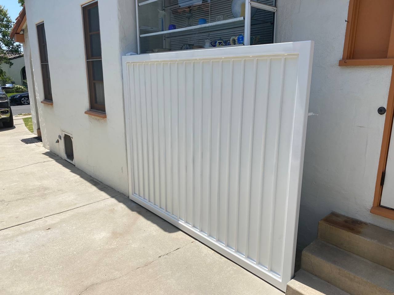 Van Nuys swing gate street side view